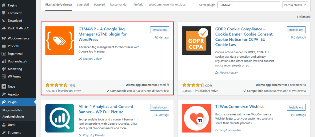 Google Tag Manager For WordPress Gtm4wp