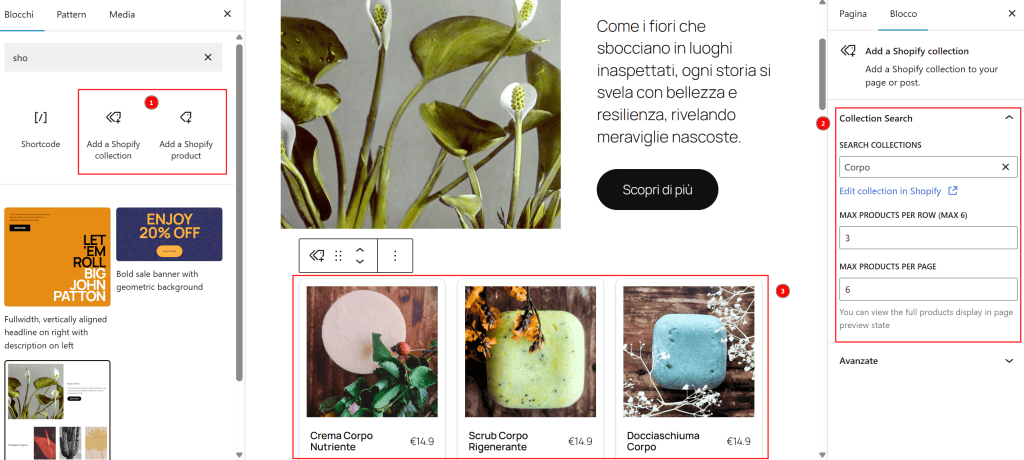 Integrazione Prodotti Shopify Su WordPress
