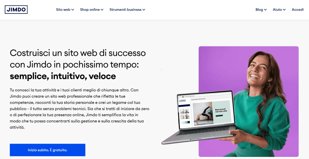Jimdo Sito Gratuito