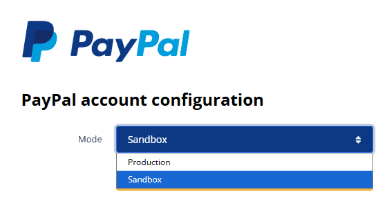Modalita Configurazione Account Paypal
