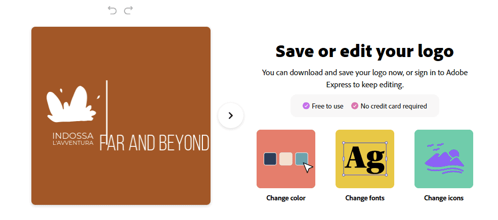 Modifica Logo Adobe Express
