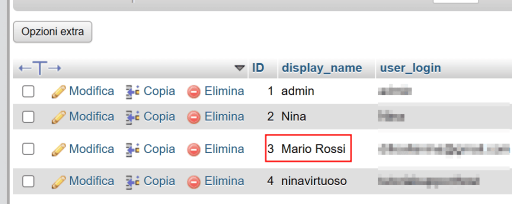 Modificare Ruolo Utente