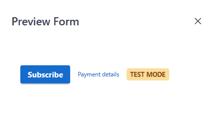 Modulo Abbonamento Layout Checkout
