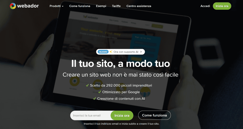 Webador Creare Siti Web Gratuiti