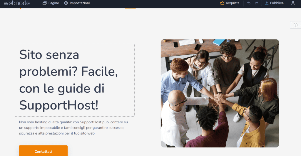 Webnode Configurazione Sito Gratuito