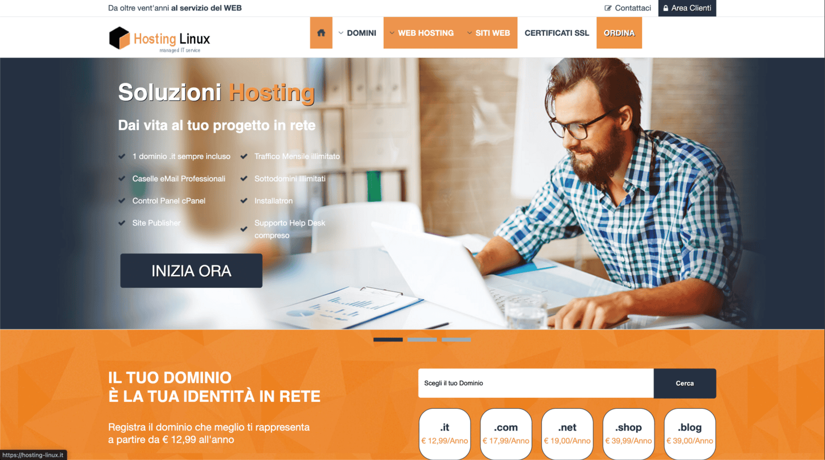 Acquisizione Hosting Linux It