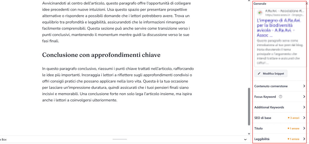 Aioseo Editor