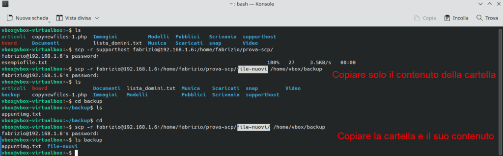 Comando Scp Copia Da Remoto A Locale