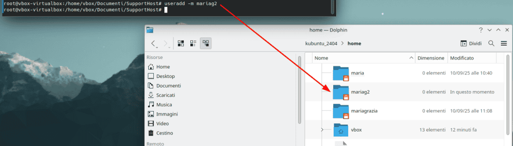 Linux Creare Utente Con Directory Home
