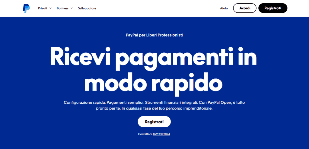 Paypal Liberi Professionisti