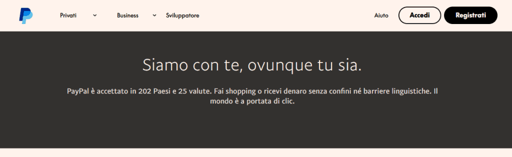 Paypal Paesi Regioni Disponibilita