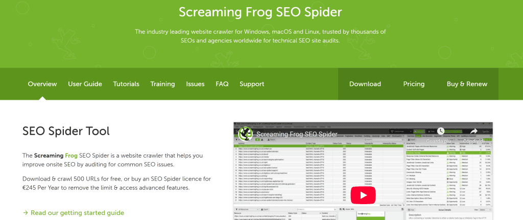Screaming Frog Seo Spider