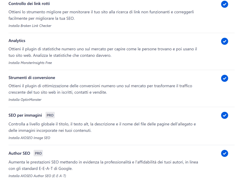 Strumenti Seo Aggiuntivi Aioseo