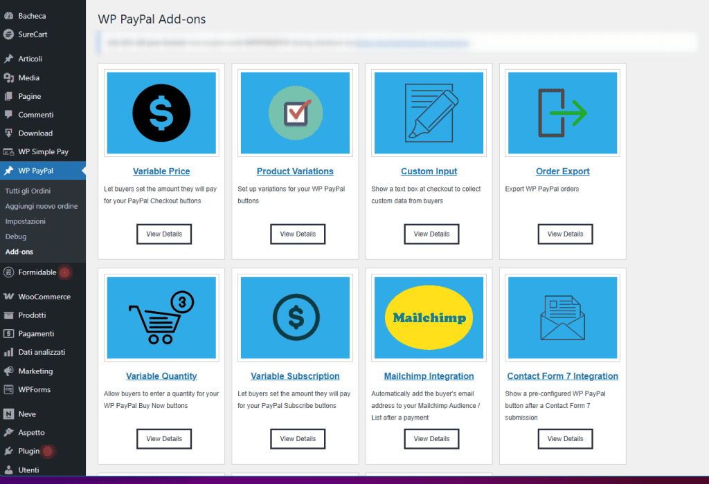 Wp Paypal Addon