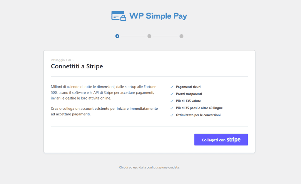 Wp Simple Pay Configurazione Guidata