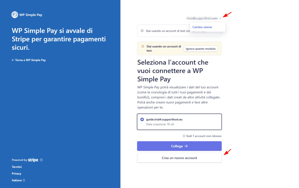 Wp Simple Pay Configurazione Guidata Profili