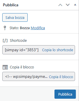 Wp Simple Pay Inserire Pulsante Donazione Stripe WordPress