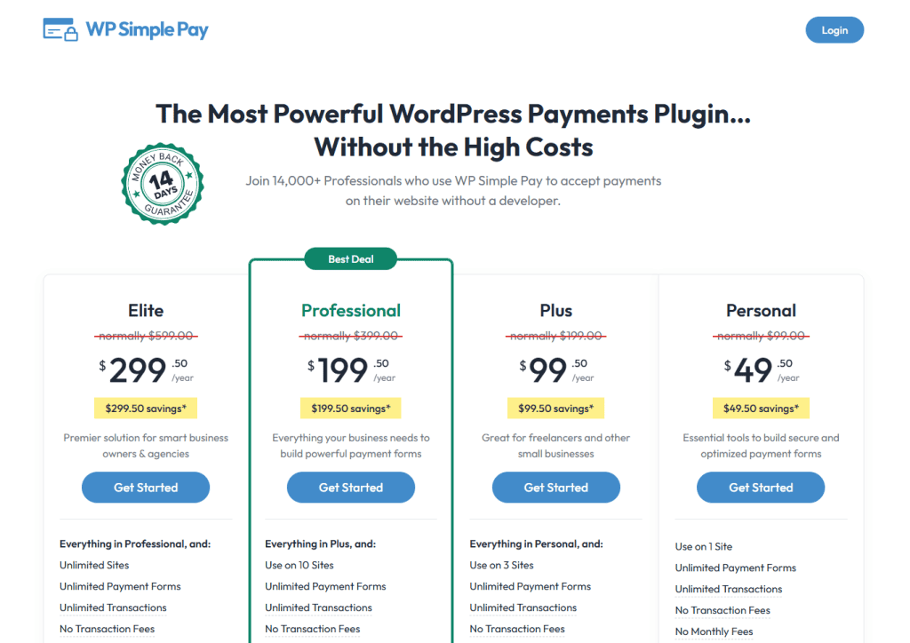 Wp Simple Pay Prezzi Piani