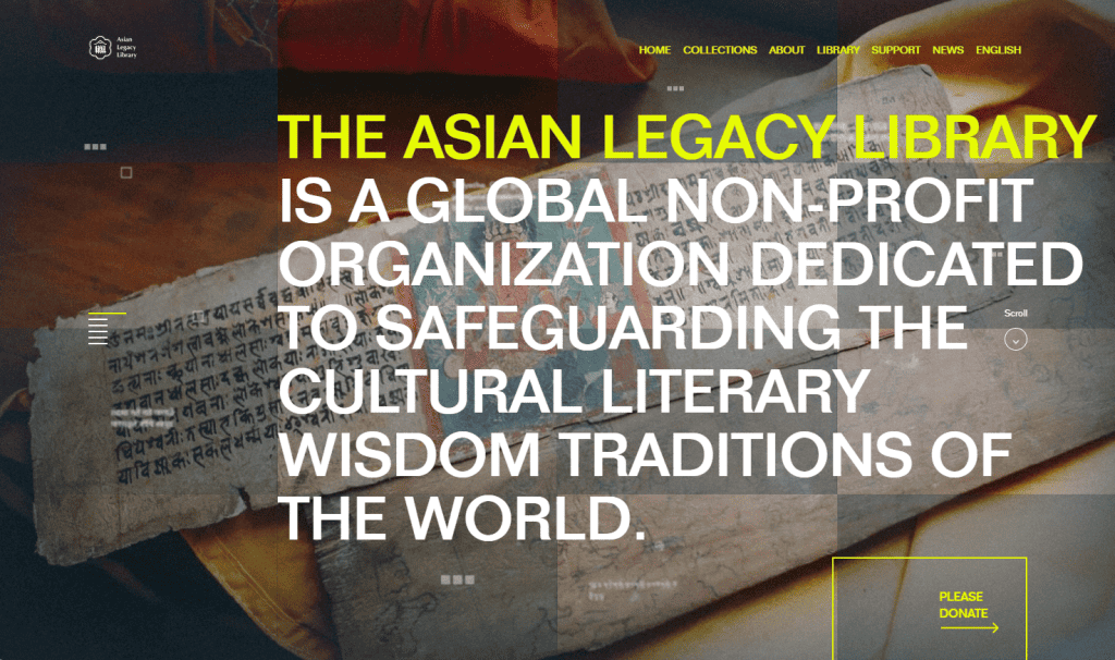 Asian Legacy Library Sito