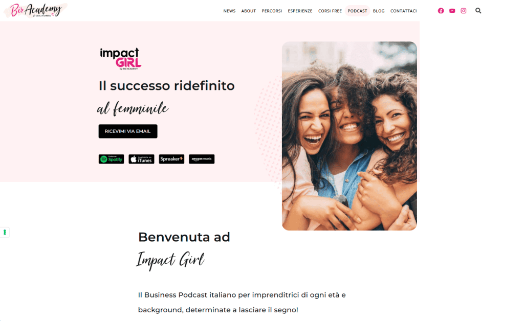 Impact Girl Podcast Sito