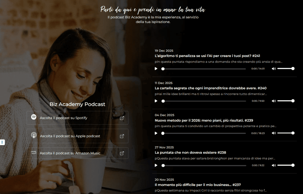 Impact Girl Podcast Sito Puntate