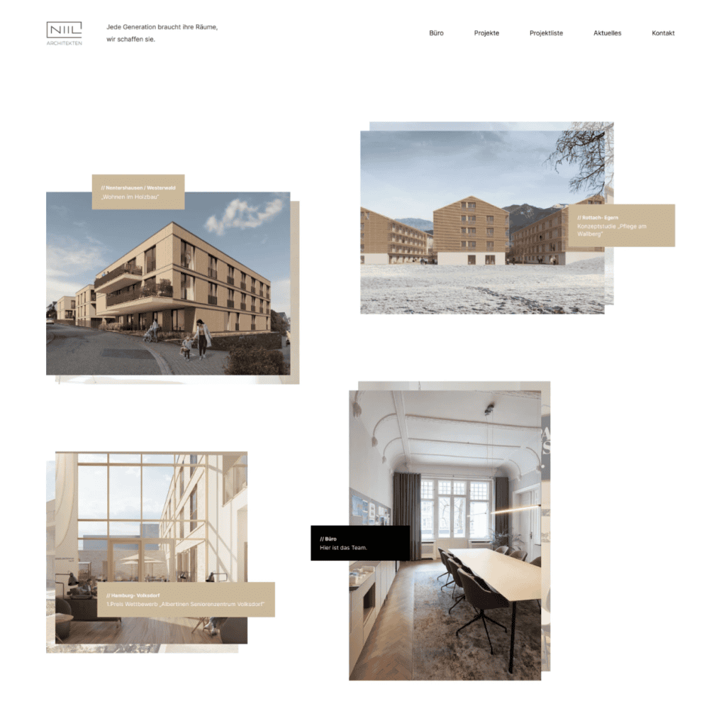 Layout Asimmetrico Niil Architecture