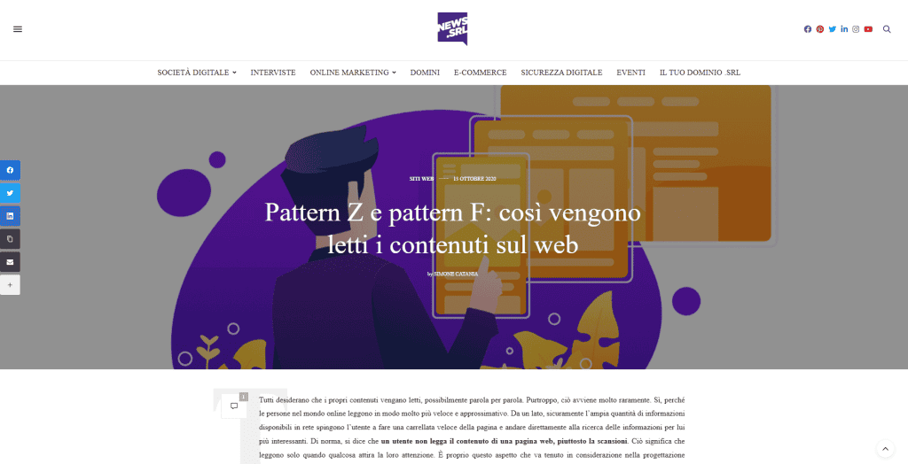 Layout Immagine Evidenza Articolo