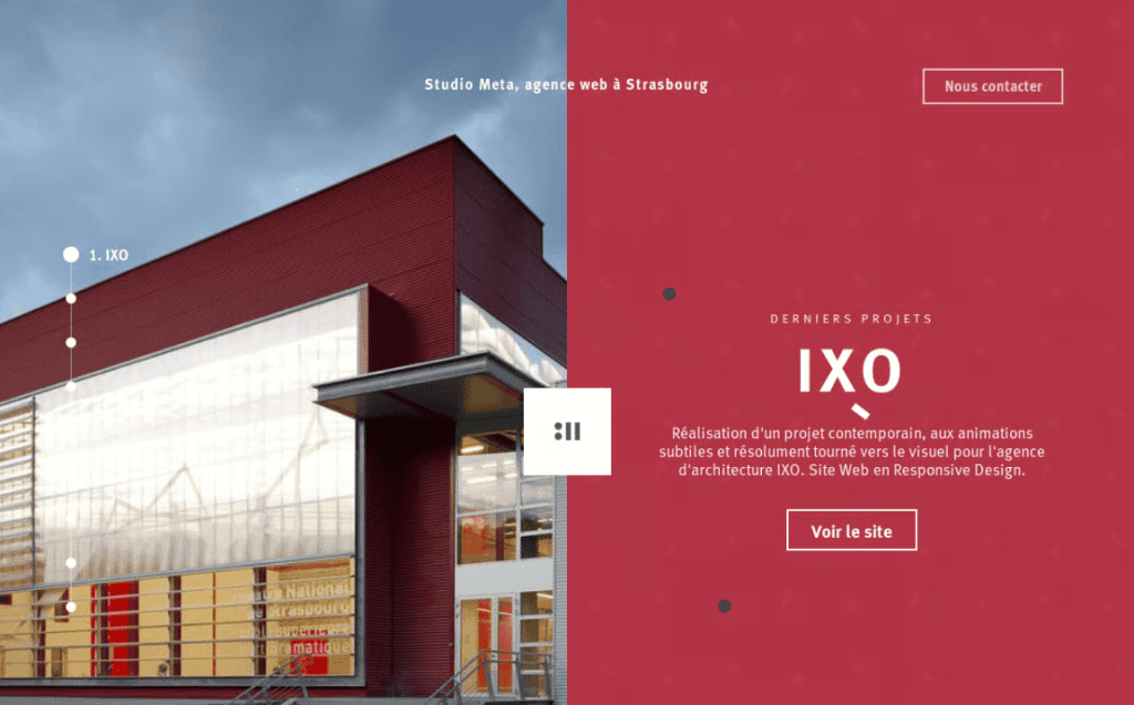 Layout Schermo Diviso Studio Meta