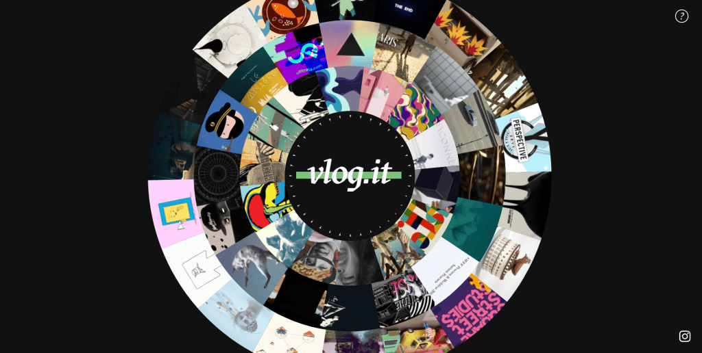 Layout Simmetria Radiale Vlog