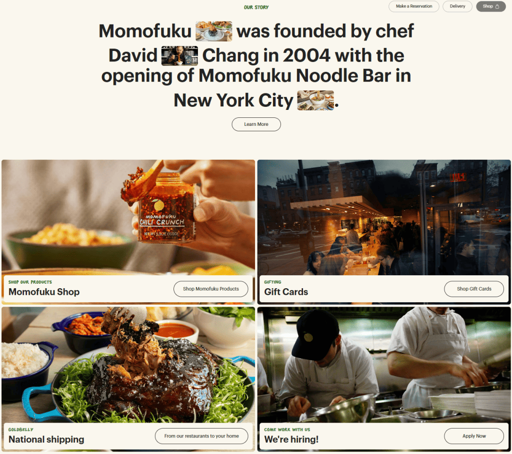 Momofuku Sito Sezione