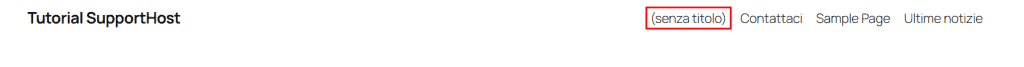 Pagina Con Titolo Rimosso Nel Menu