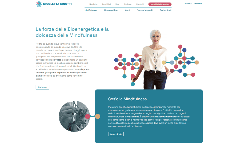 Sito WordPress Nicoletta Cinotti