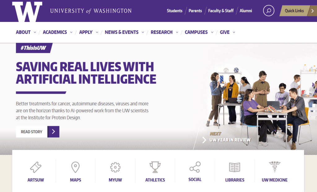 University Of Washington Sito