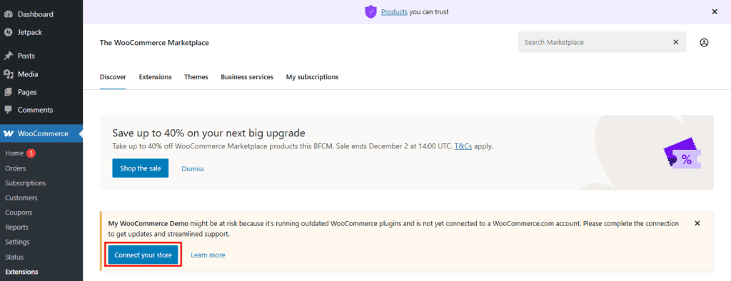 Woocommerce Subscriptions Connect Your Store