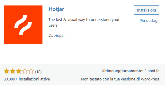 Hotjar Plugin Heatmap WordPress