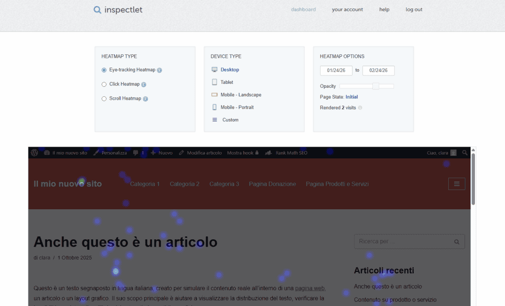 Inspectlet Mappe Di Calore