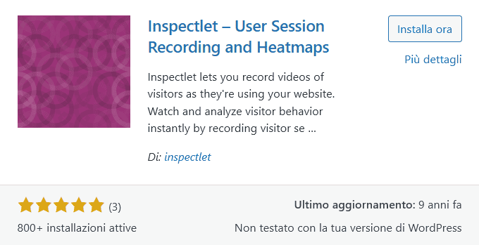 Inspectlet Plugin Heatmap WordPress
