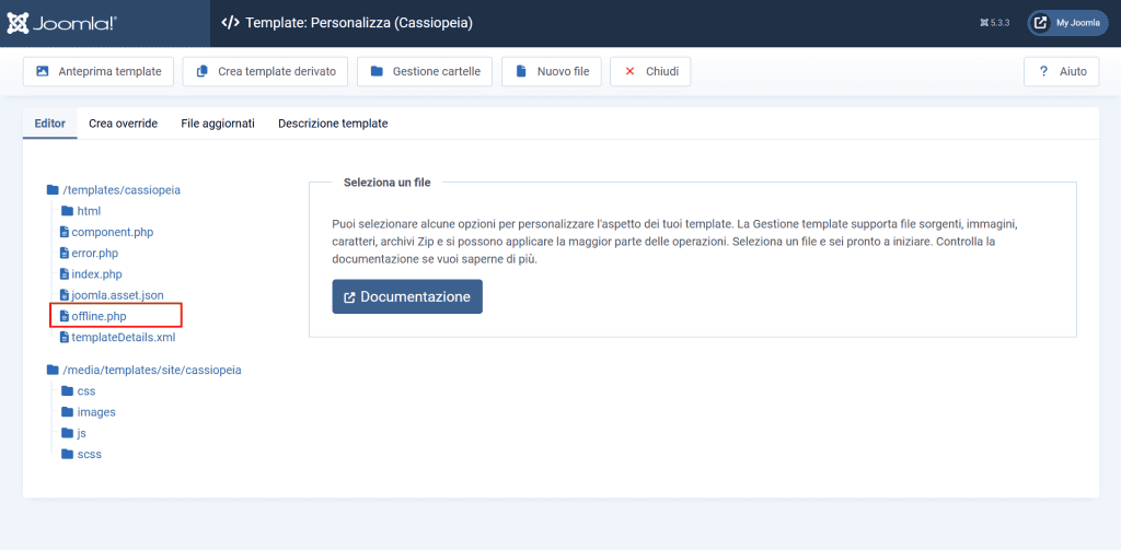 Joomla File Offline Php