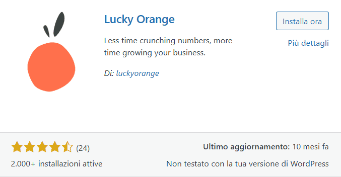Lucky Orange Plugin WordPress