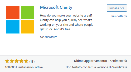 Microsoft Clarity Plugin WordPress