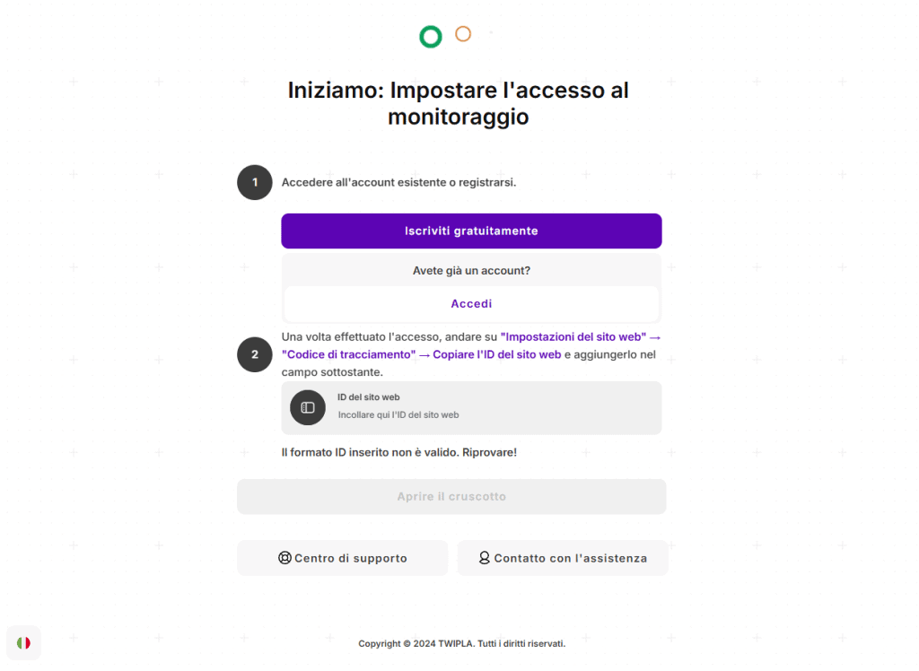 Twipla Plugin Iscrizione