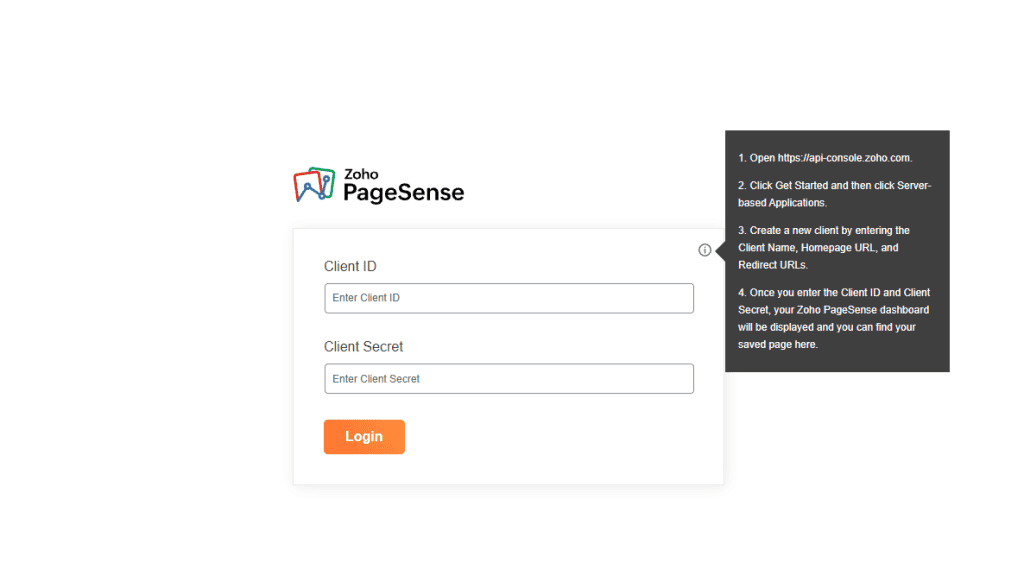 Zoho Pagesense Plugin WordPress Mappe Calore Configurazione