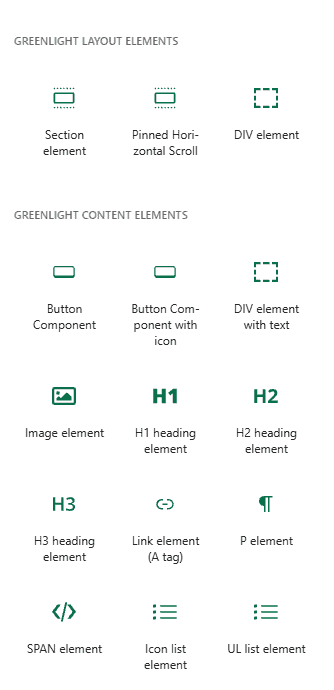 Blocchi Layout Greenlight