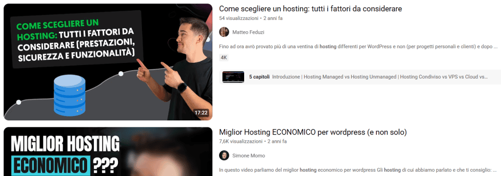 Contenuti Promozione Hosting Affiliato