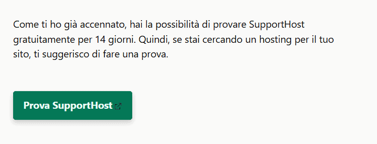 Cta Recensione Hosting