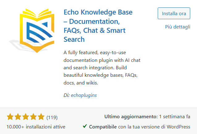 Echo Knowledge Base Plugin Faq WordPress