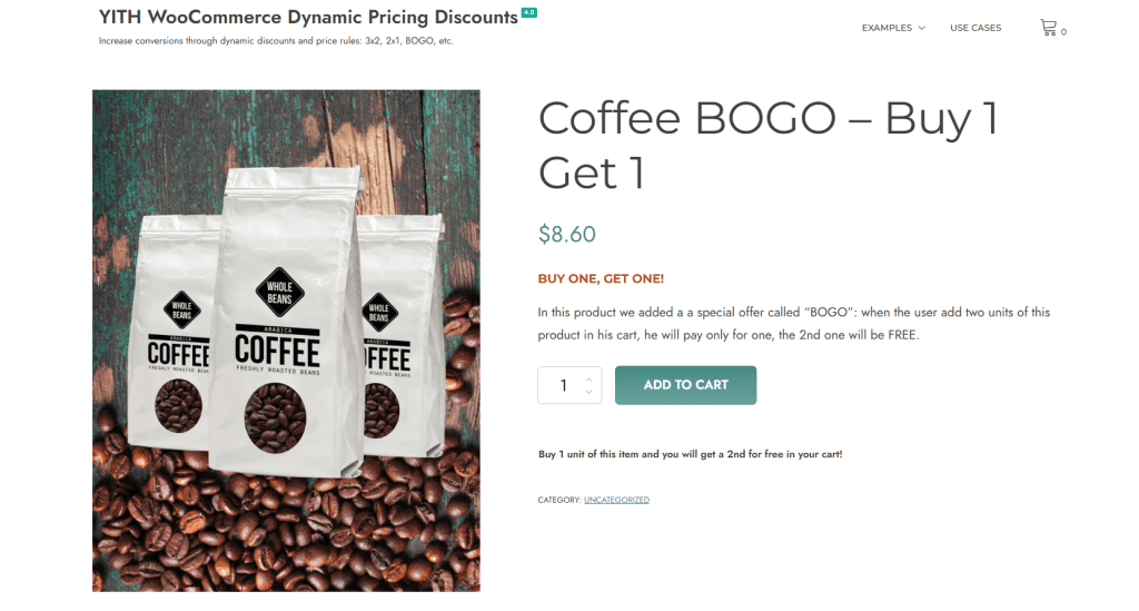 Offerta Bogo Yith Woocommerce Dynamic Pricing Demo