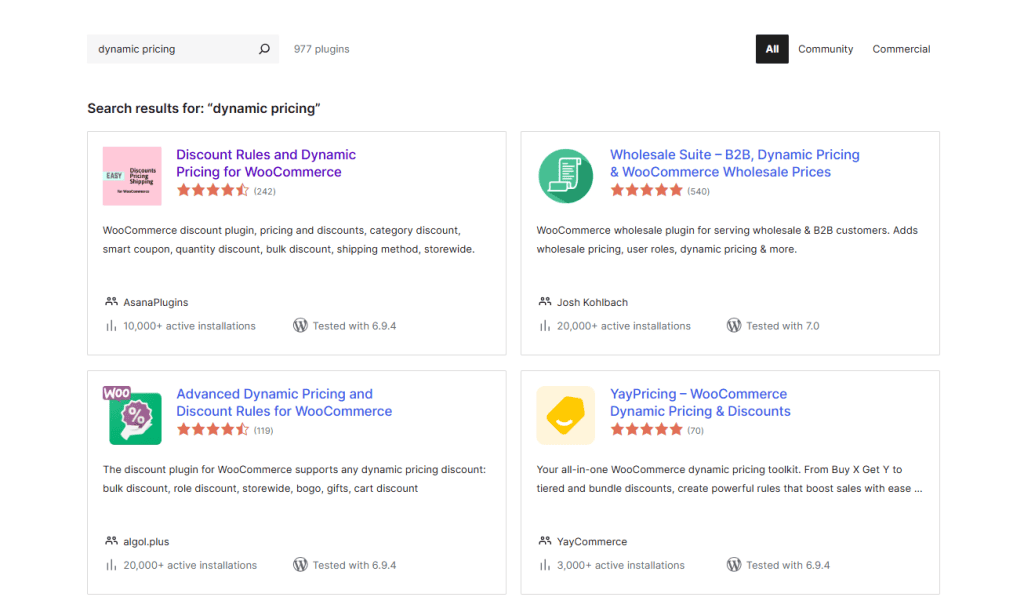 Plugin Prezzi Dinamici Woocommerce