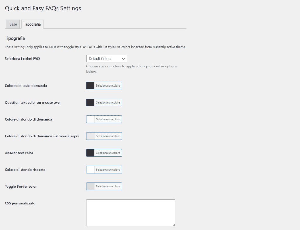Quick And Easy Faqs Impostazioni