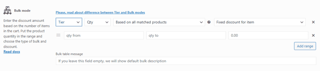 Sconti Quantita Tier Advanced Dynamic Pricing Plugin Woocommerce